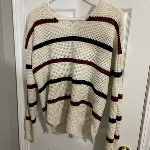 Urban Outfitters Cream Striped Sweater